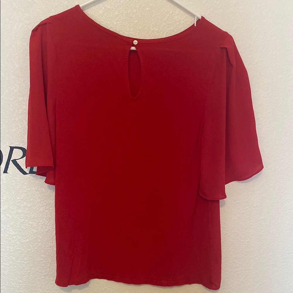 Elegant Red Women's Top